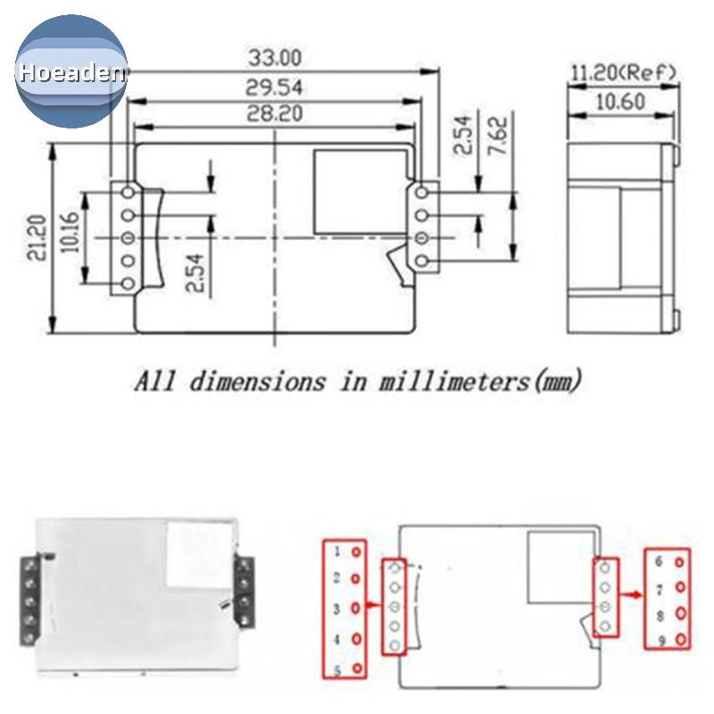 Mô-đun cảm biến CO2 hồng ngoại Hoeaden IR Cảm biến khí Carbon Dioxide NDIR VN