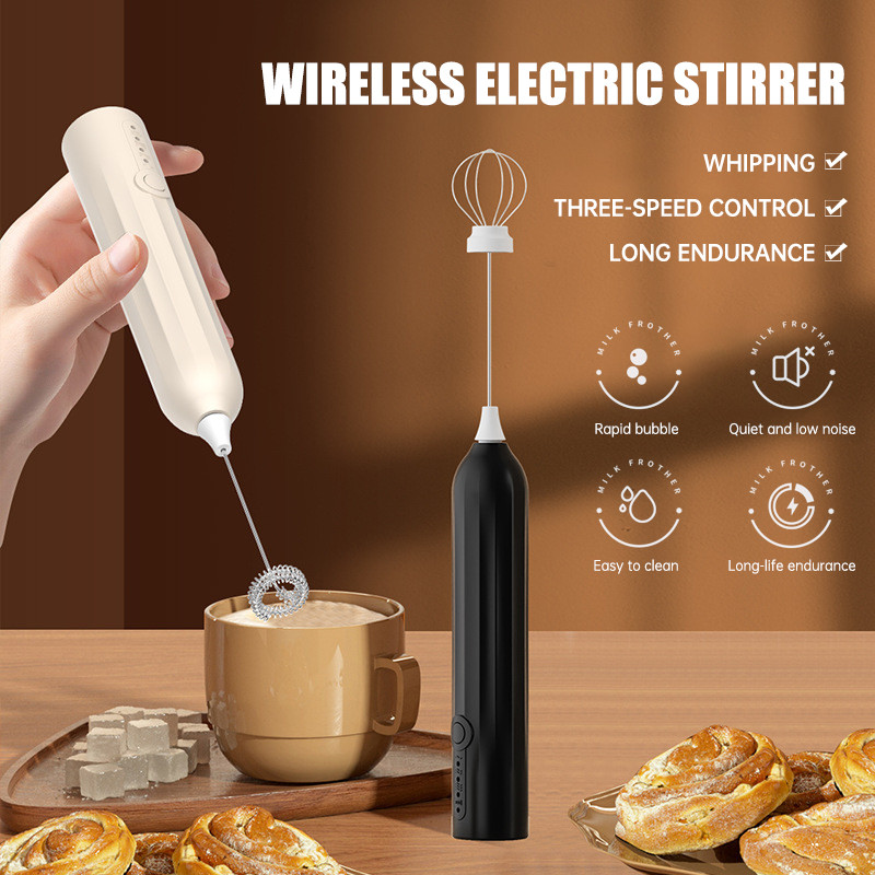 COD🏮🏮Máy Đánh Trứng Trộn máy tạo bọt cà phêTạo Bọt Cà Phê Mini WHISK Chạy Điện Cầm Tay Tiện Lợi (loại 1 pin)