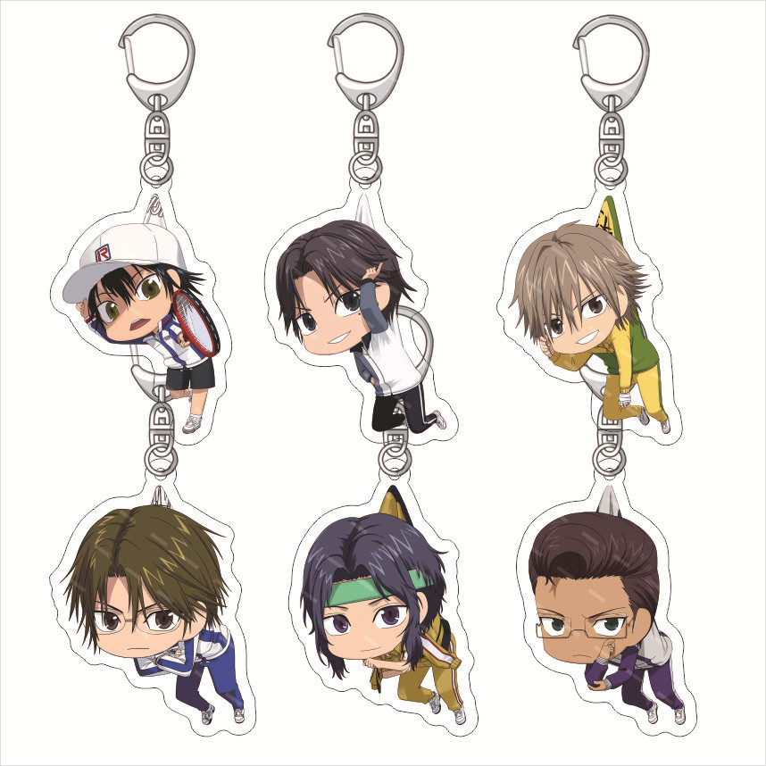Mới Tennis Hoàng Tử U-17 Acrylic Móc Khóa Echizen Ryuma Tezuka Kunimitsu Phoenix Acrylic Mặt Dây Chu