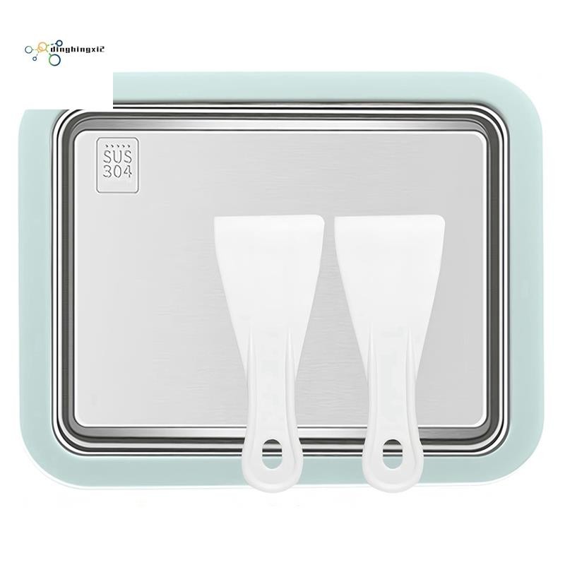 Máy làm kem tức thì, Kem tự làm tự làm, Cuộn sữa chua đông lạnh, Máy cuộn kem bằng thép không gỉ cấp thực phẩm