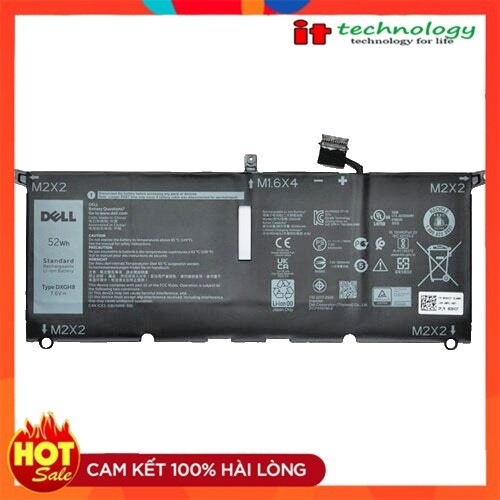 Pin Battery Laptop Dell XPS 13 9370 Dell XPS 13-9370-D1605G 13-9370-D1605S DXGH8