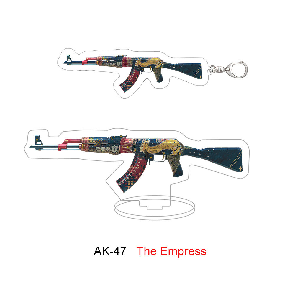 Móc Khoá, Mô Hình Standee Mô Hình Súng AK47 CSGO Trang Trí Trang Trí Bàn Học, Làm Việc