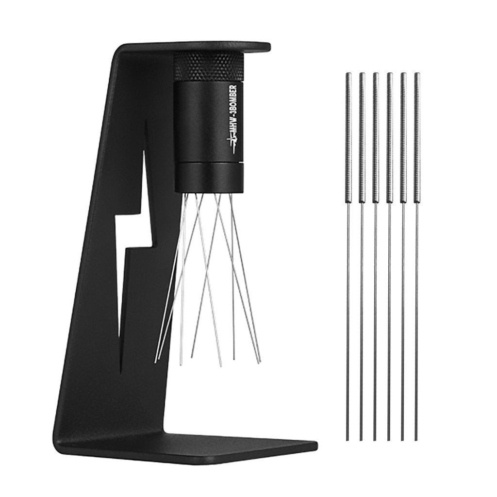 MHW-3BOMBER Công cụ WDT có thể điều chỉnh Espresso 8 kim 0,4mm Nhà phân phối cà phê Phạm vi có thể đ
