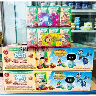 Thùng Sữa Kun Thạch Lúa Mạch  48 Hộp x 100ml (Có Thẻ Đổi Quà)