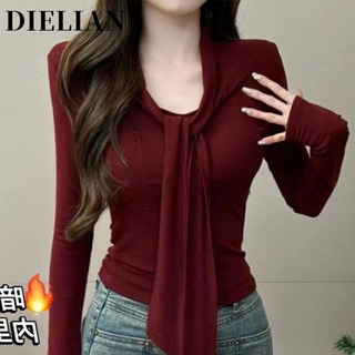 DIELIAN áo len cardigan áo khoác cardigan phổ biến Thời trang Korean Đơn giản WMY24B02H1 46Z241110