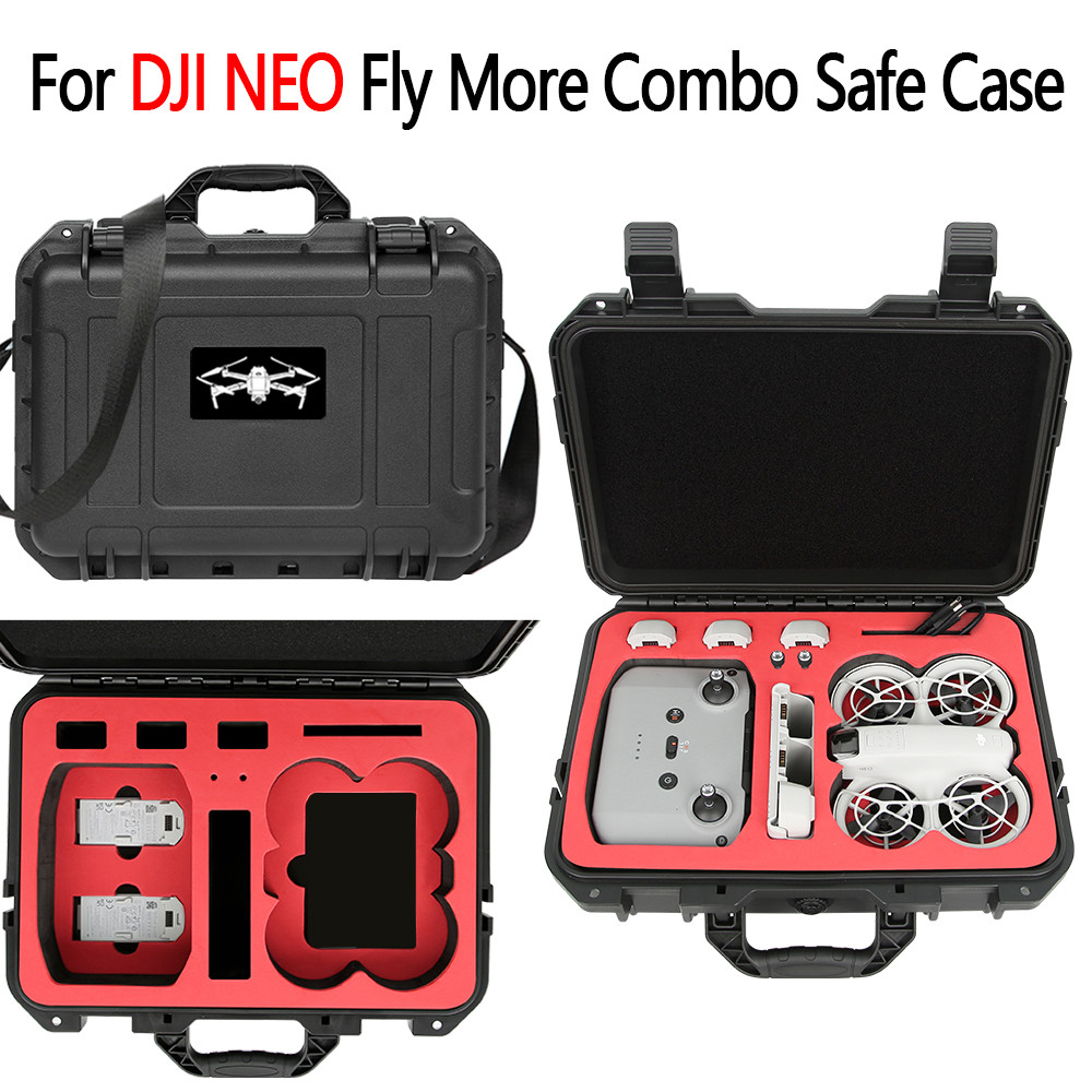 Dành cho DJI NEO Fly More Combo Hộp chống cháy nổ an toàn, Hộp đựng vai đa năng Neo tương thích với 