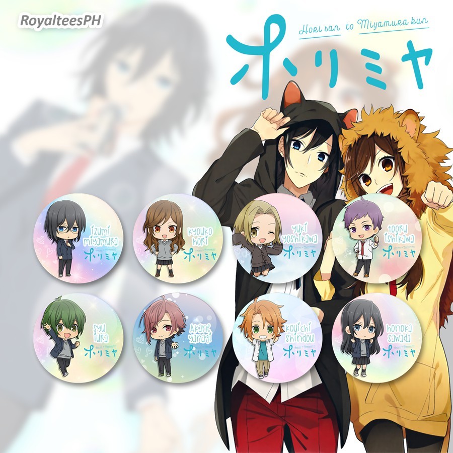 [ PIN ] Horimiya Anime Button Pins - Size To 58mm - Ghim Anime Hình Tròn [ FREESHIP ]