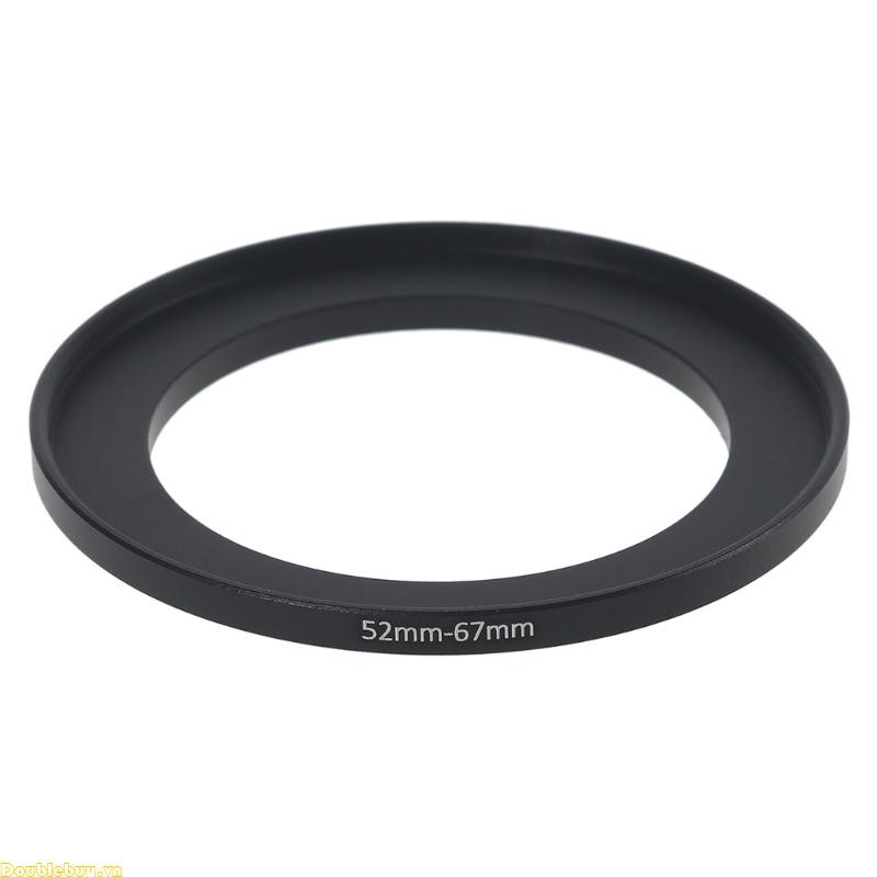 Doublebuy Metal 52mm-67mm Step Up Filter Lens Ring Adapter 52-67 mm 52 đến 67 Bước