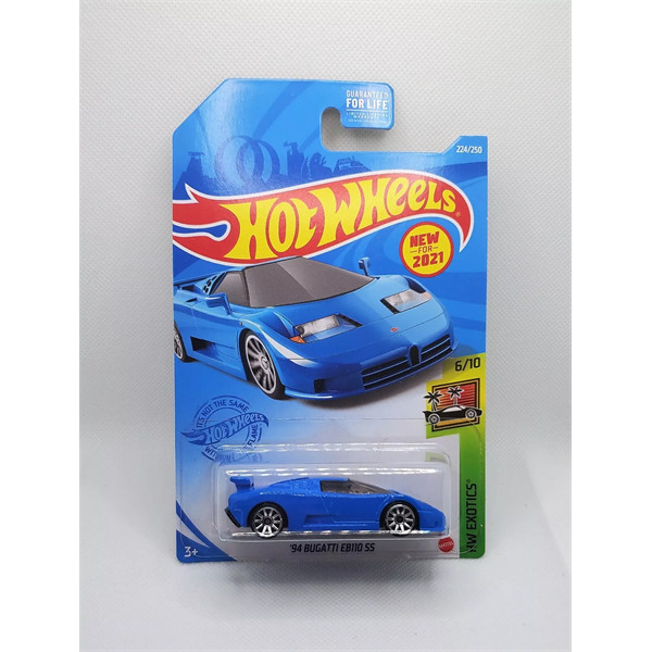 Xe mô hình Hot Wheels Basic Bugatti EB110 SS HCM60