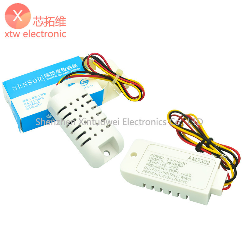 Am2302b (DHT22) / Đầu dò mô-đun cảm biến nhiệt độ và độ ẩm kỹ thuật số xe buýt đơn AM2302 Bảng điều 