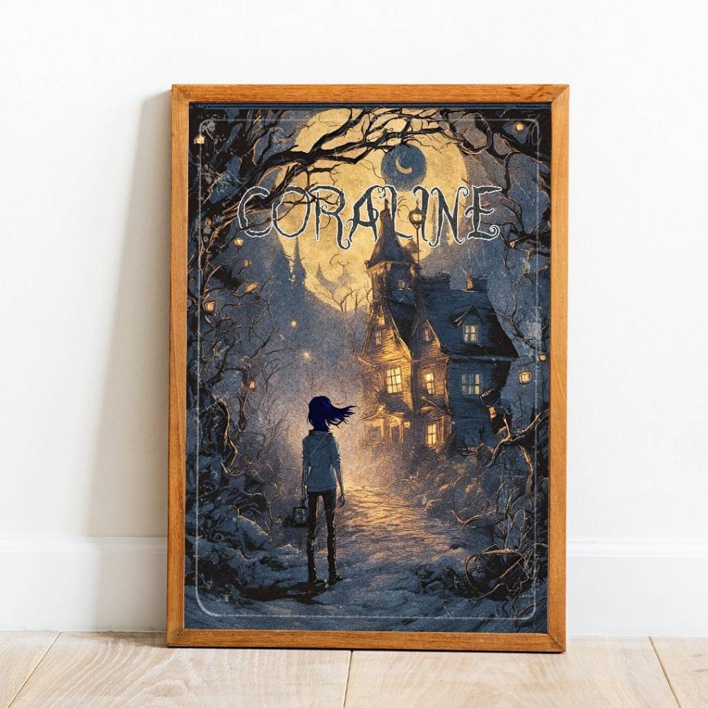 FREESHIP ⭐️ Coraline Poster | Comic Poster - Tranh Decal Dán Tường - Ảnh Treo Tường
