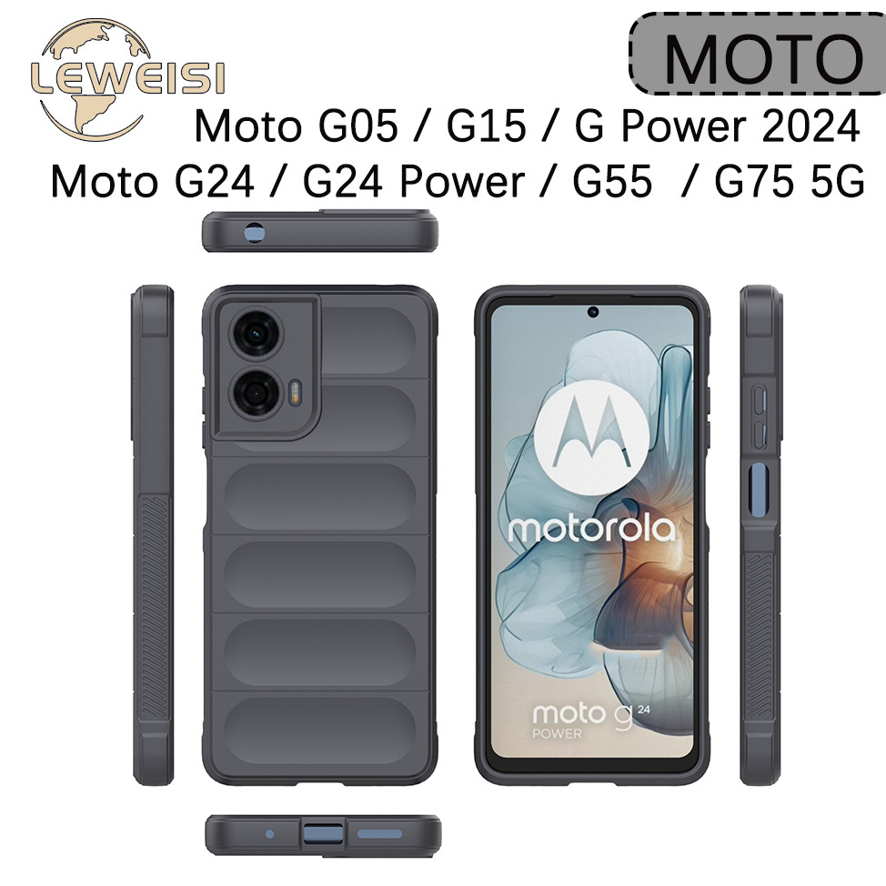 IMAK cho Motorola Moto G24 Power G55 G75 5G G05 G15 G Power 2025 Magic Shield Series Vỏ điện thoại A