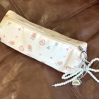 Hộp đựng bút chì mới của Little Bear Ins Túi lưu trữ văn phòng phẩm dung lượng lớn dễ thương