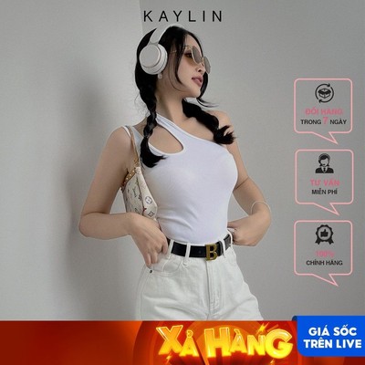 Áo thun KAYLIN kiểu khoét vai phong cách N1761