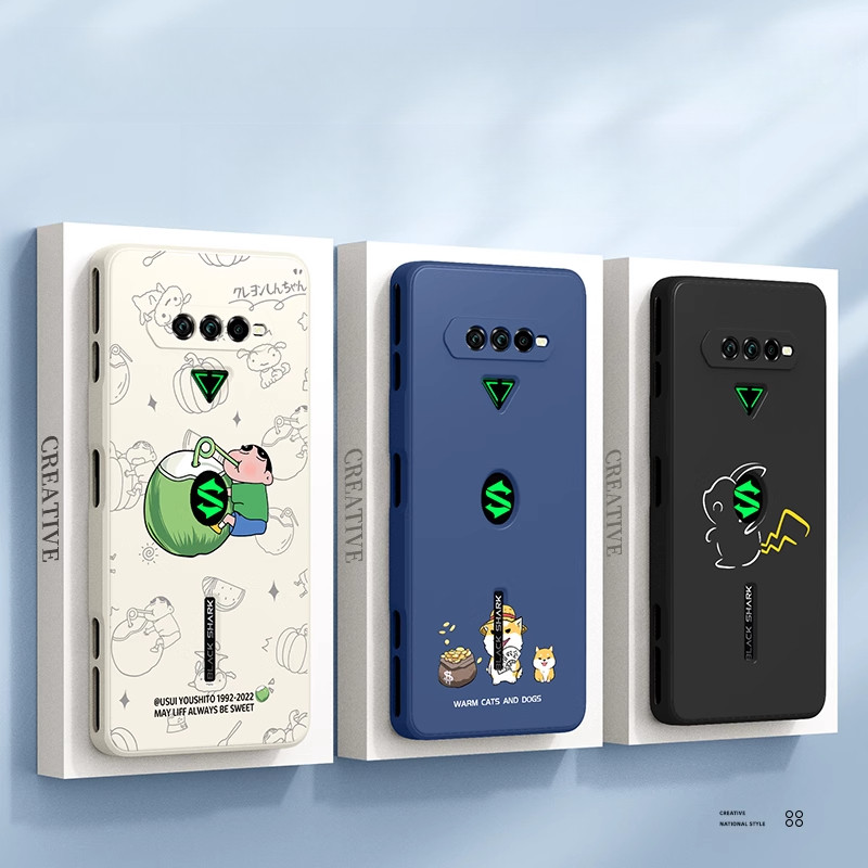 Ốp lưng điện thoại Black Shark 4 silicone, Black Shark 4pro tản nhiệt, Xiaomi Black Shark 4S cá tính