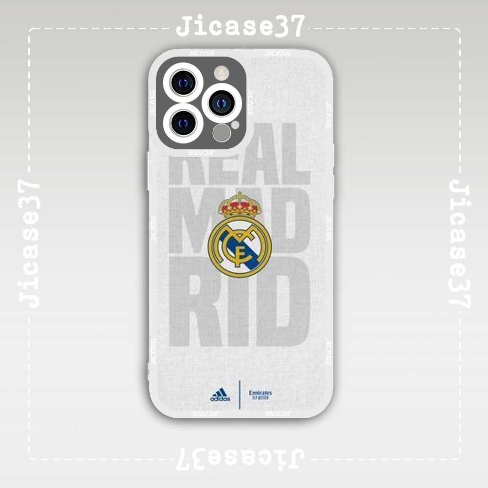 Ốp lưng iPhone Cạnh Vuông Samsung Xiaomi Oppo Câu lạc bộ Bóng đá Real Madrid Tây Ban Nha