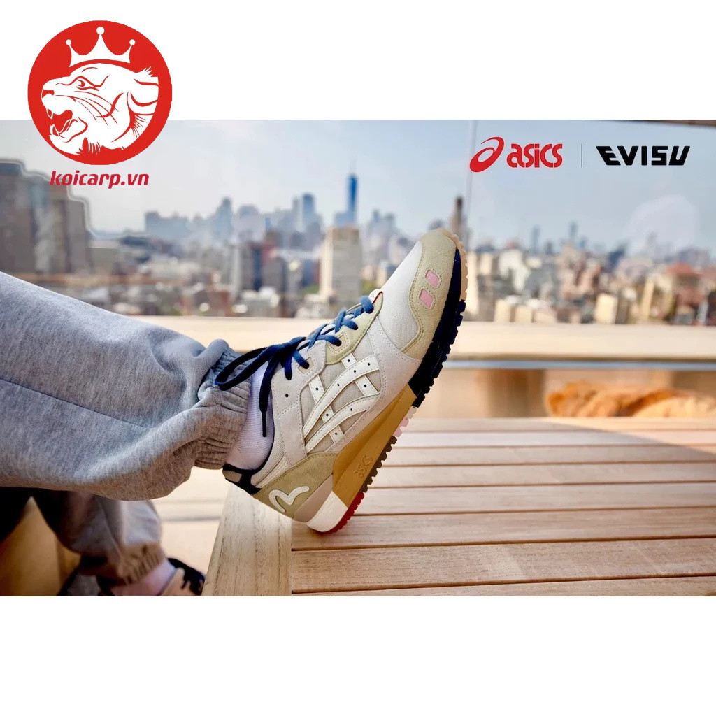 Giày thể thao Evisu X asic gel-lyte 3 giày thể thao cobrand thời trang năng động