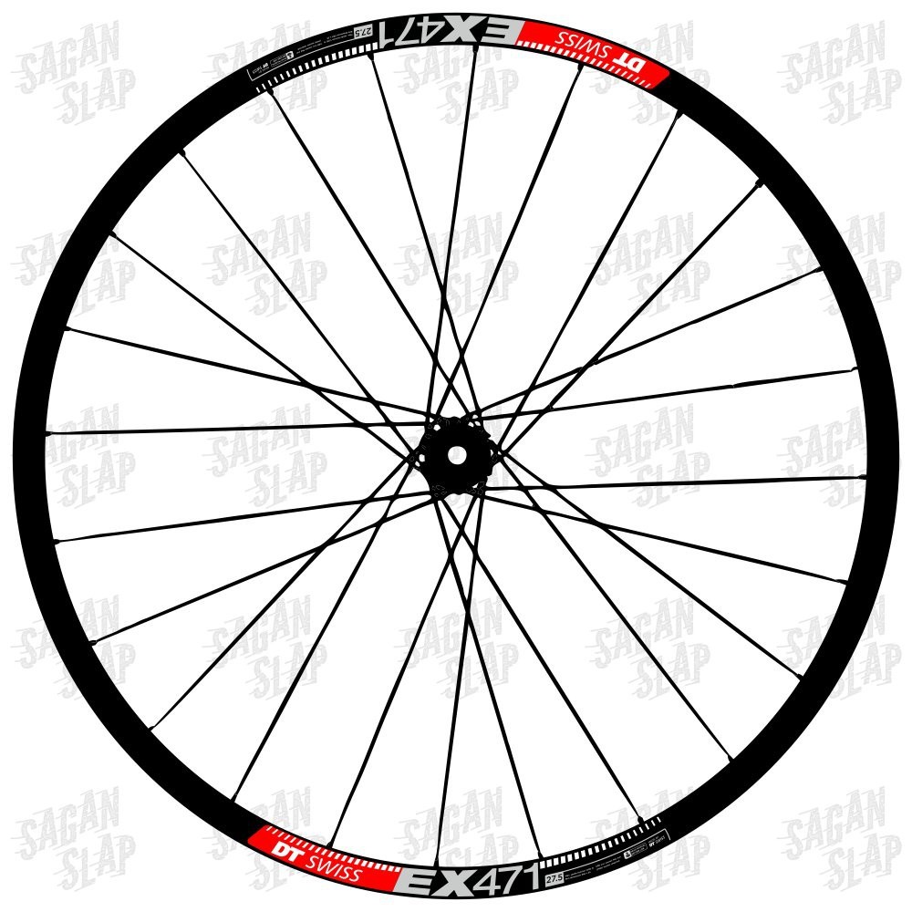Decal Dán DT SWISS EX471 Miếng Dán Chiều Rộng 2cm Decal Rim Mtb Xuốnghill 26 27 29er