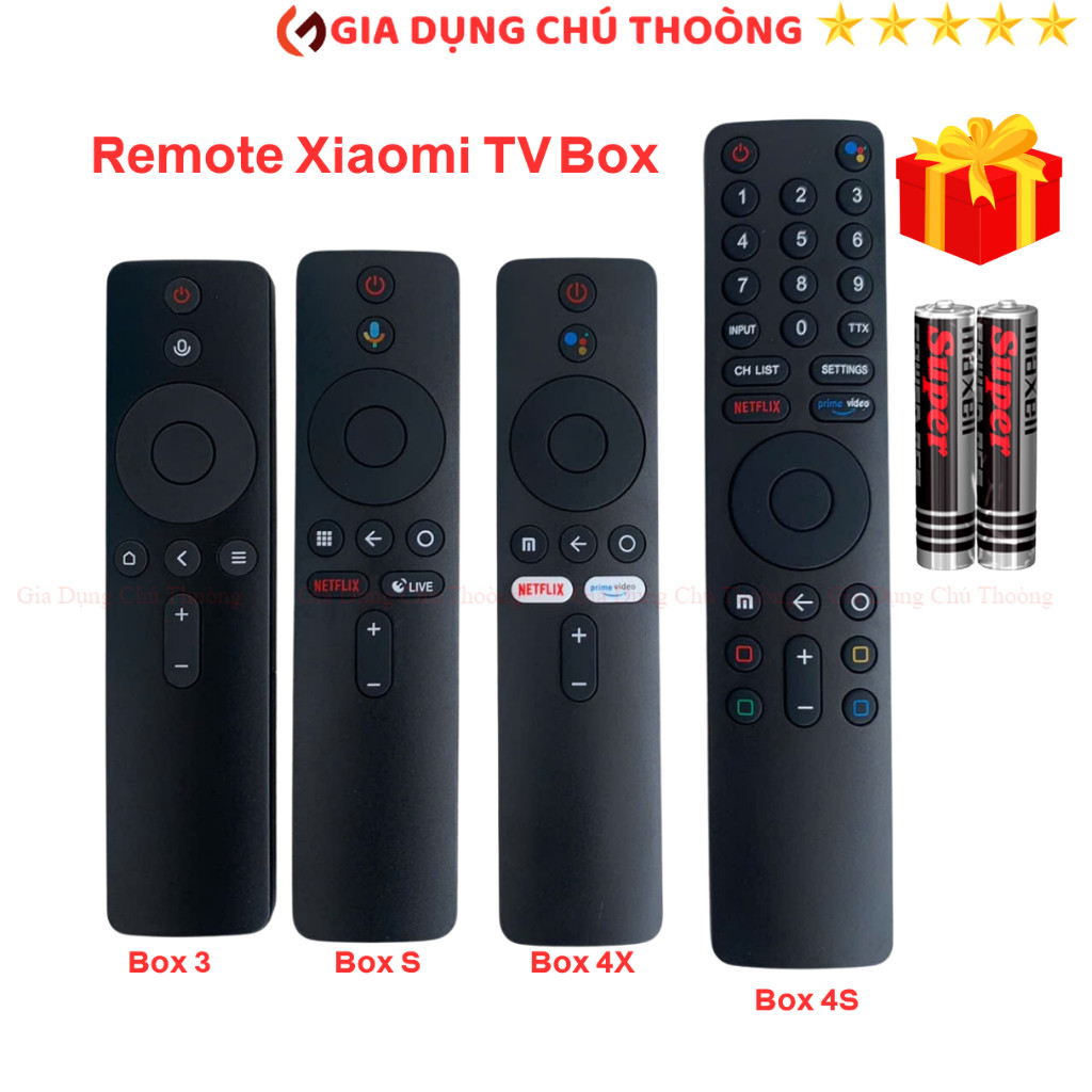 Remote Xiaomi box XMRM-006A, XMRM-010, XMRM-006, Xiaomi Mi TV BOX 4S, BOX 4X, BOX 3, Mi TV BOX 3