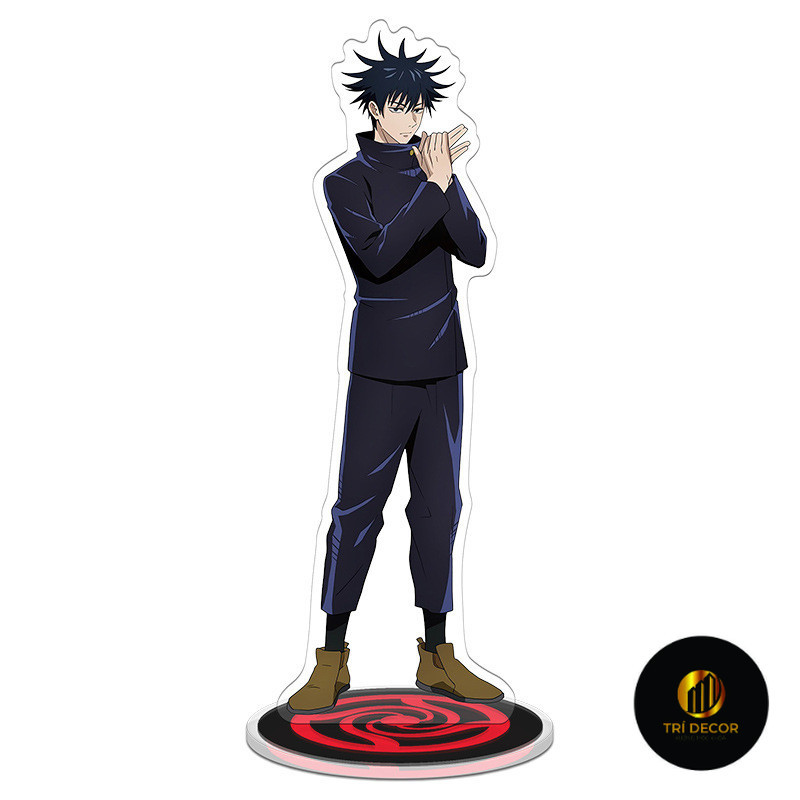 Móc Khoá, Mô Hình Standee Jujutsu Gojo Satoru Fushiguro Megumi Trang Trí Bàn Học, Làm Việc