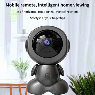 [Heyuanlong444] Robot Wifi IP Camera HD Tự Động Theo Dõi Tầm Nhìn Ban Đêm Hồng Ngoại Cho Bé Giám Sát Nhà Thông Minh Camera IP Không Dây Cắm US EU [MỚI]