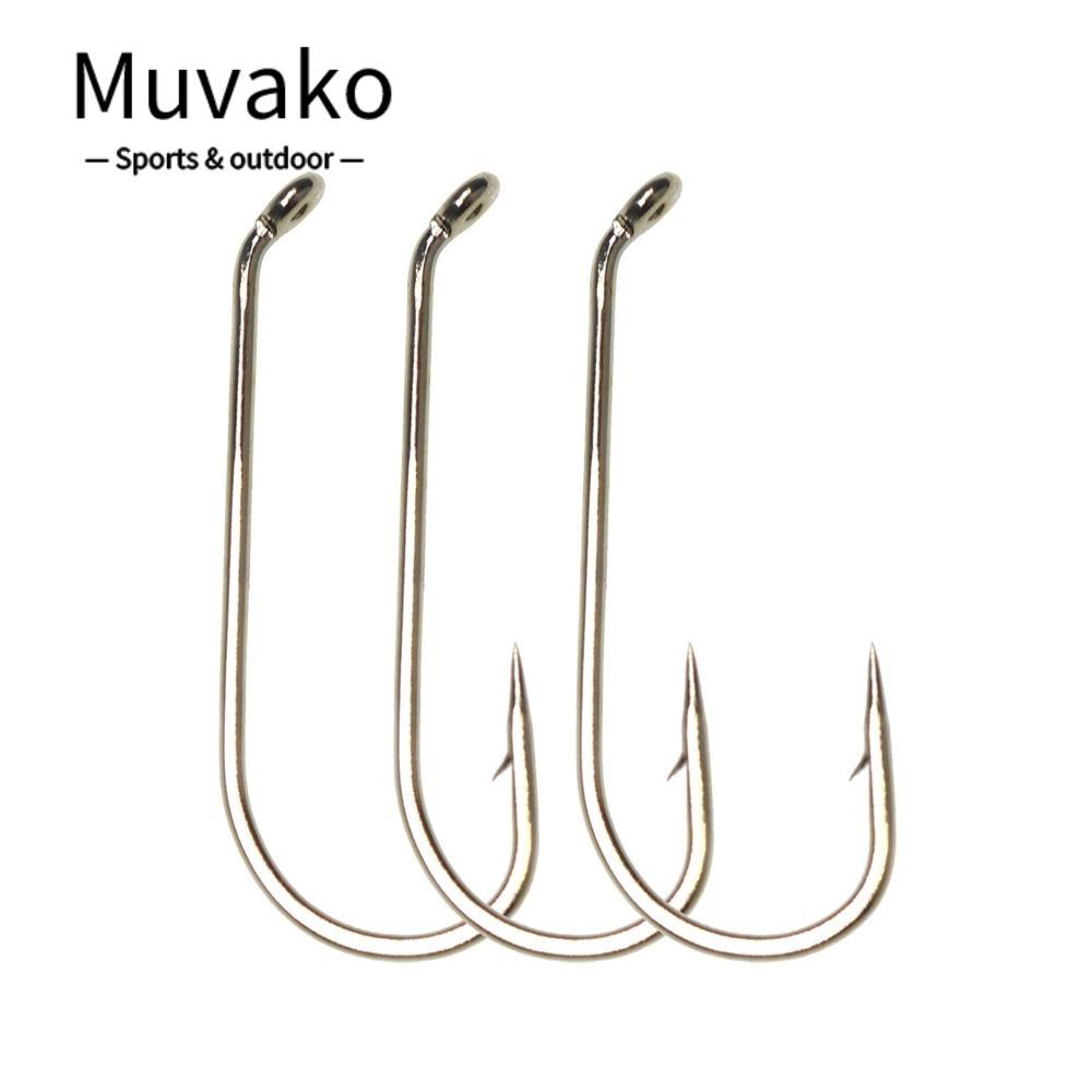 Muvako fly Tying hook, 8 # -22 # Long Shank Long Shank fly Fish hook, 2024 Wire Blue Dun Nymph fly f