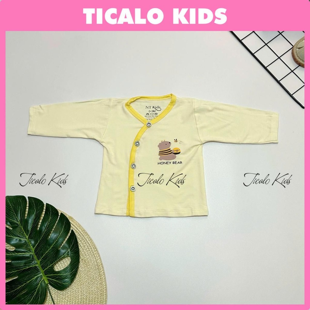 [NT KIDS] Áo Dài Tay Lẻ Cho Bé Sơ Sinh - MÀU SẮC - Chất Thun Lạnh, Mềm Mịn, Co Giãn