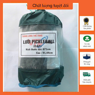 Lưới Pickleball Cao Cấp có cáp 6.7m, Lưới Tập Mini 3m - Giá Tốt Nhất