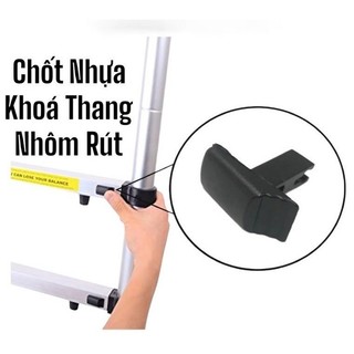 Chốt khóa thang nhôm rút. Nút nhựa khoá thang nhôm rút  - phụ kiện thang rút nhôm
