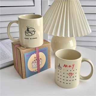 Cốc Ly Sứ in hình Lịch bánh sinh nhật