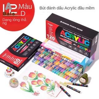 Acrylic marker Guangna 8101 /6600 acrylic marker brush chính hãng tô màu số hoá, vẽ tranh,viết tiêu đề calligraphy