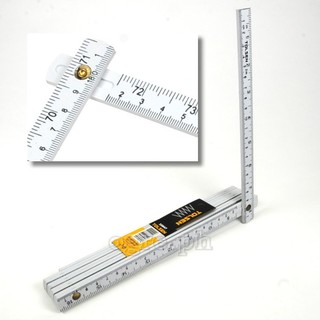 Thước xếp 2 mét Folding Ruler TOLSEN 35047, thước gấp kiến trúc sư phổ biến, thước xếp nhựa