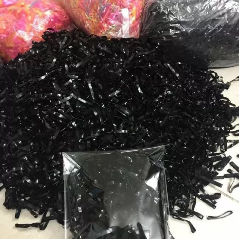 100G Dây chun buộc tóc, dây chun buộc tóc,nịt buộc tóc nhiều màu