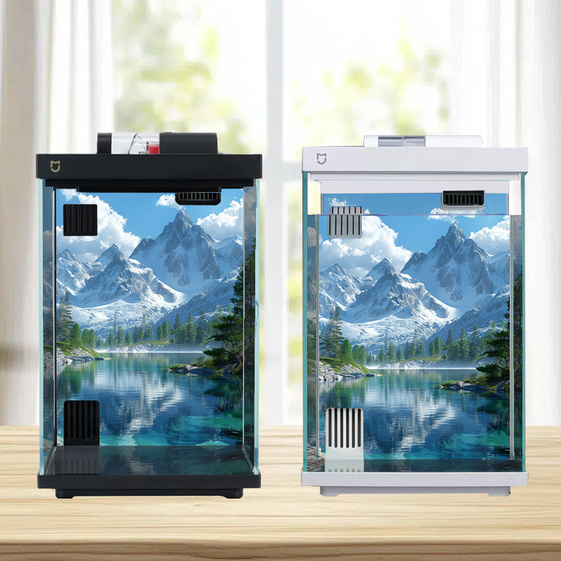 Bảng nền thế hệ thứ 2 Xiaomi Fish Tank PVC Hard Board không thể uốn cong Xiaomi Desktop Fish Tank