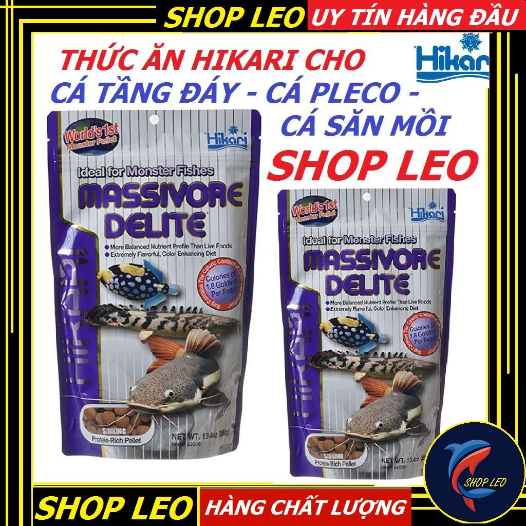 Thức ăn HIKARI MASSIVORE DELITE - Thức ăn chuyên dụng cho cá tầng đáy - Pleco - Cá săn mồi - Cám Hik