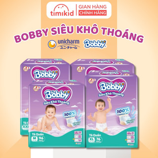 Tã Bỉm Quần Bobby Ultra Phiên Bản Cải Tiến Thế Hệ Mới, Siêu Khô Thoáng, Thấm Hút Tốt Hơn