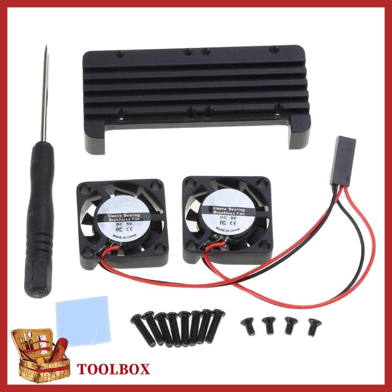 TOOLBOX Tản Nhiệt Cho Ốp Lưng Cho Raspberry Pi Zero 2 Cho W Nhôm Nhà Ở Đa Năng PI0 PI0 Cho W Pi 2W T