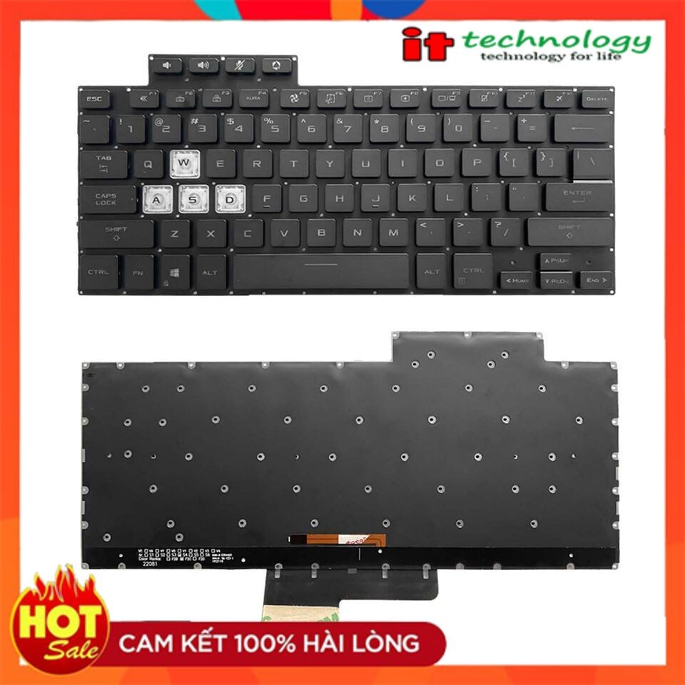 Bàn Phím Laptop ASUS TUF Dash F15 FX516PC FX516PE FX516PM FX516PR F15 FX516 FX516PR FX516PM FX516PE 