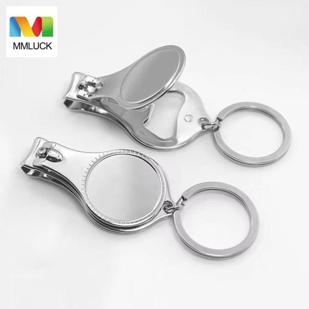 Dụng cụ mở nắp chai MMLUCK Kering, Móc khóa cắt móng chân móng chân 3 trong 1, Dụng cụ cắt móng tay 