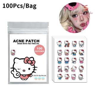 {Smartbarbie} 100 Miếng Dán Mụn Hoạt Hình Sanrio HelloKitty Hình Mụn Miếng Dán Vô Hình Mụn Loại Bỏ Mụn Miếng Dán Chăm Sóc Da Mới