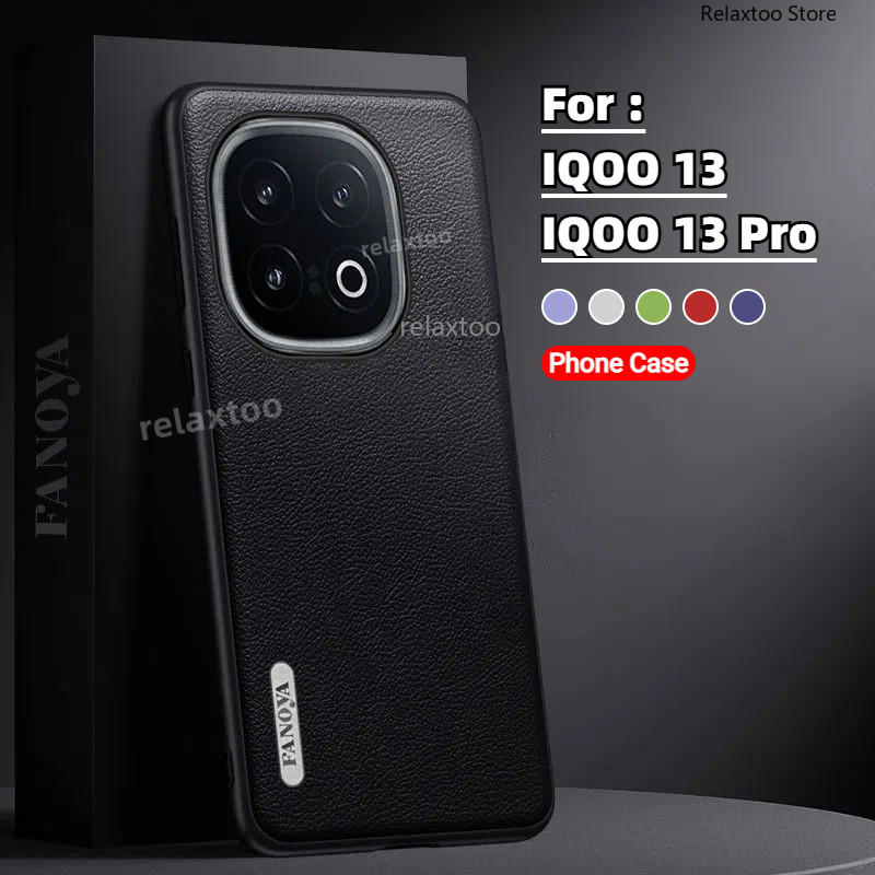 Iqoo13 Pro 5G Họa Tiết Da Mờ Cho vivo iQOO 13 Pro 13Pro IQOO13Pro 5G V2408A Ốp lưng TPU Mềm Bảo Vệ S