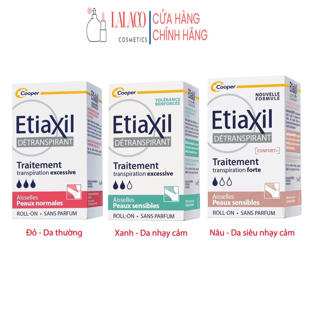 Lăn Khử Mùi Etiaxil Giảm Mồ Hôi Chính Hãng Pháp - 15ml