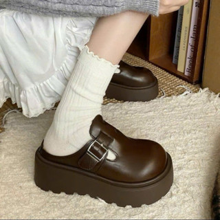  SỤC NỮ MŨI TRÒN LÓT LÔNG MỀM MỊN DA 2 LỚP ĐẾ BẰNG CAO 8CM SỤC HÓT 2024 PHỐI KHUY CẠNH 