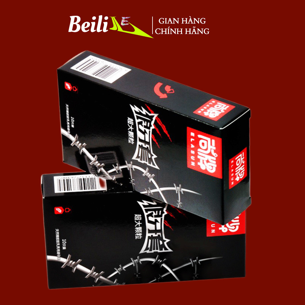 Bao cao su gai lớn ELASUN nhiều gel bôi trơn hạt gai lớn hơn tăng cọ sát đưa nàng lên đỉnh