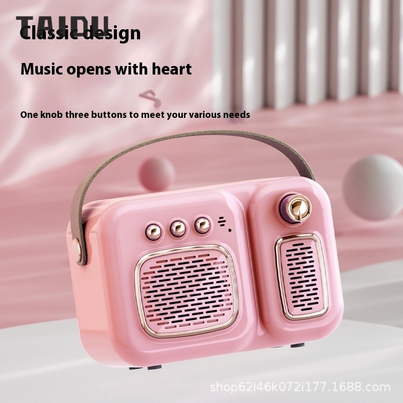 TAIDU Loa Bluetooth Loa Bluetooth Retro Loa Bluetooth 5.0