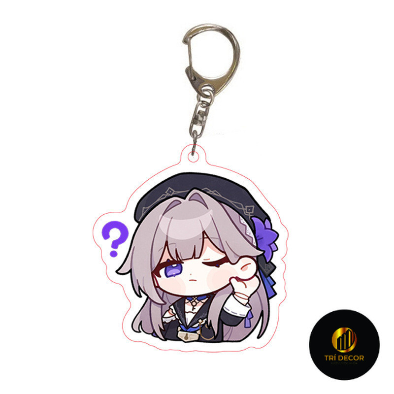 Móc Khoá, Mô Hình Standee Mihoyo Game Honkai Star Rail Trang Trí Bàn Học