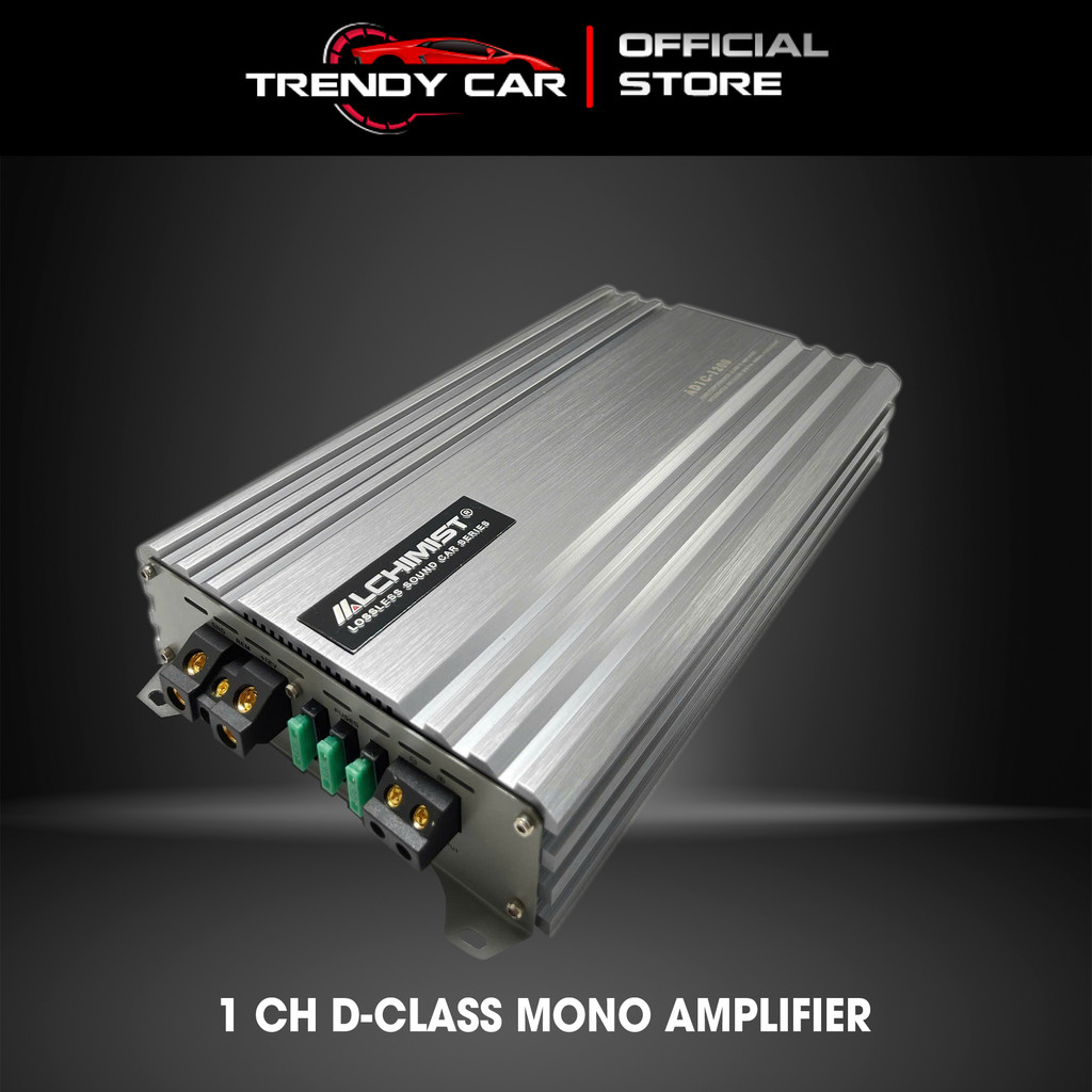 DSP ô tô 1 Kênh Class D AD1C-1200 loại Mono 1200W - Bộ Khuếch Đại Âm Thanh Ô Tô Kỹ Thuật Số Cao cấp