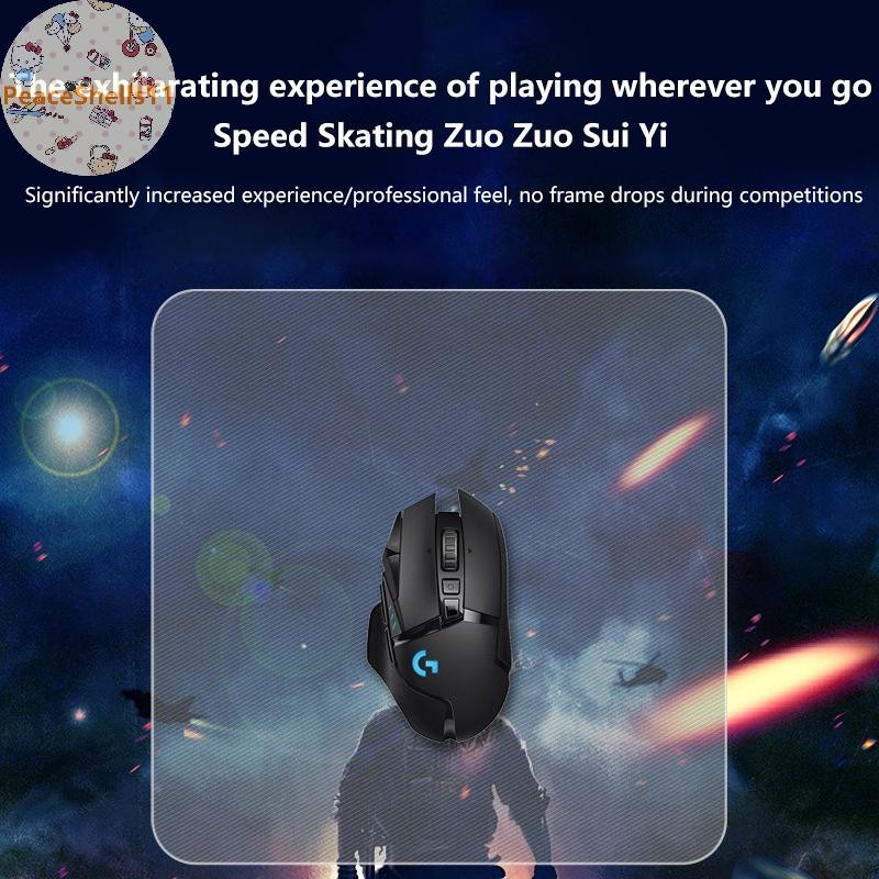 Peaceshells Kính Trong Suốt Quang Chơi Game Miếng Lót Chuột E-Sport FPS Game Thủ Chuột Phụ Kiện Mous