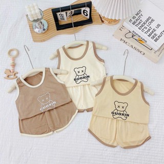 Set  3 bộ BALÔ SÁT NÁCH thun trơn basic HS cho bé 4 đến 15kg