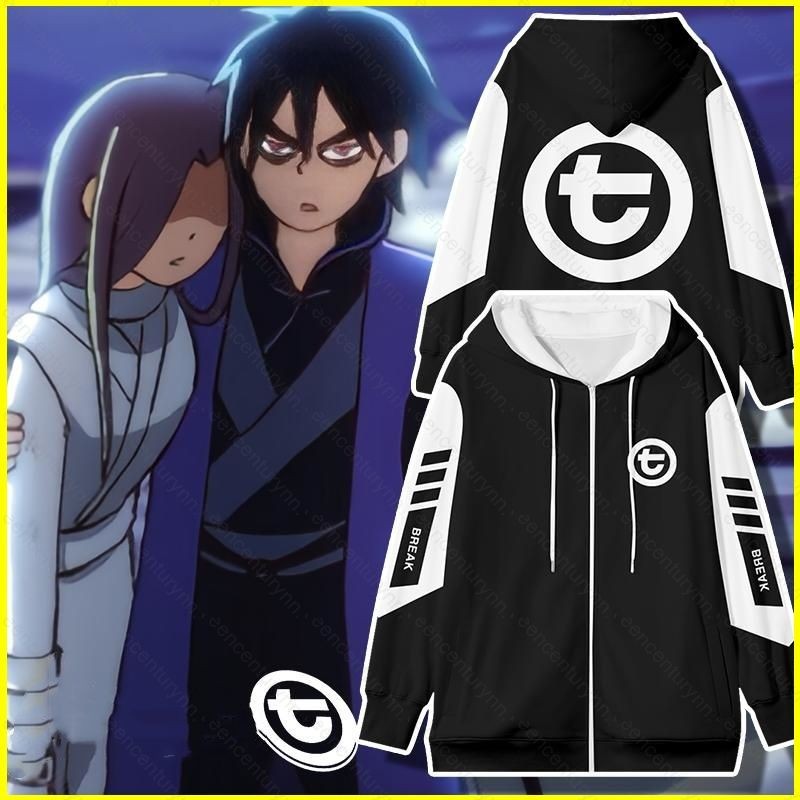 Gn Scissor Seven anime dây kéo Áo khoác hoạt hình Áo khoác Unisex Top NG